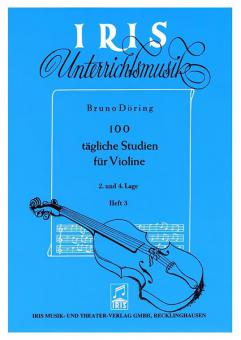 100 tägliche Studien für Violine Heft 3 von Bruno Döring im Alle Noten Shop kaufen