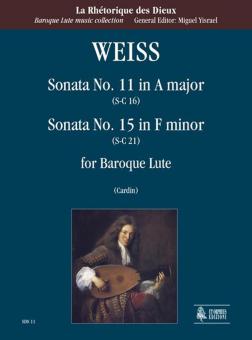 Sonata No.11 & Sonata No.15 for Baroque Lute von Silvius Leopold Weiss 