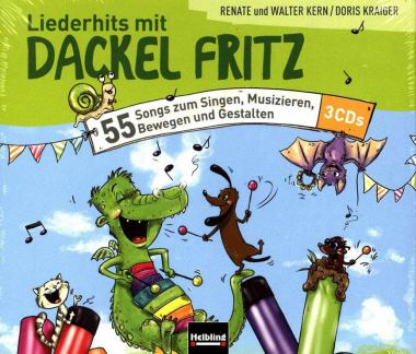 Liederhits mit Dackel Fritz - 3 Audio-CDs von Renate Kern 