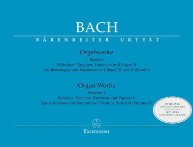 Orgelwerke 6: Präludien, Toccaten, Fantasien und Fugen 2 von Johann Sebastian Bach im Alle Noten Shop kaufen