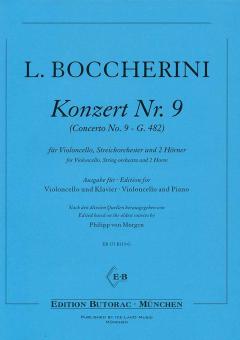 Konzert Nr. 9 von Luigi Boccherini für Violoncello und Klavier im Alle Noten Shop kaufen