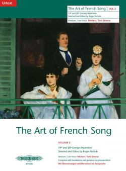 The Art of French Song Vol. 2 – mittlere/tiefe Stimme