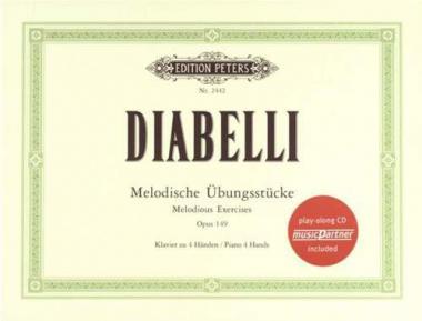 Melodische Übungsstücke op. 149 von Anton Diabelli für Klavier zu vier Händen im Alle Noten Shop kaufen - Q2442