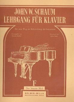 Lehrgang für Klavier Band F von John W. Schaum im Alle Noten Shop kaufen