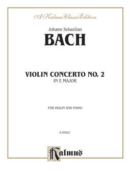 Violin Concerto No. 2 in E Major (Piano) 