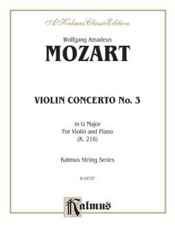 Violin Concerto No. 3 In G Major, K. 216 