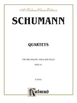 String Quartets, Op. 41, Nos. 1, 2 & 3 