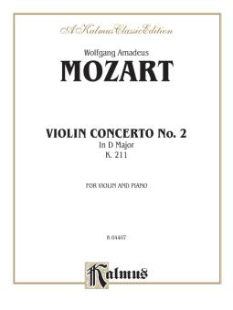 Violin Concerto No. 2 in D Major, K. 211 (Piano) 