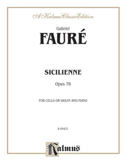 Sicilienne, Op. 78 (Violin) 