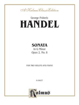 Sonata in G Minor, Op. 2, No. 8 (Violin II) 