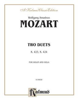Duet No. 2, K. 424 (Viola) 