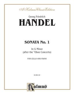 Sonata No. 1 in G Minor (Cello) 