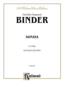 Sonata in G Major (Violin) 