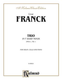 Trio in F sharp Minor, Op. 1, No. 1 (Cello) 
