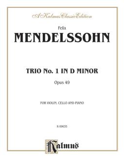 Trio No. 1 in D Minor, Op. 49 (Cello) 