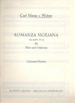Romanza Siciliana g-Moll op. posth. 