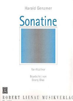 Sonatine für Altzither 