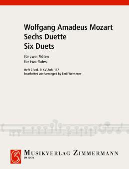 Sechs Duette KV Anh. 157 Heft 2 Standard