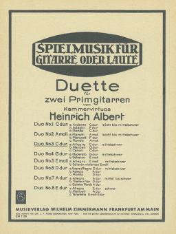 Duett Nr. 3 C-Dur 