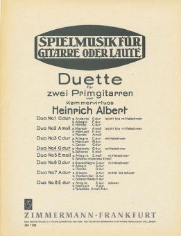 Duett Nr. 4 G-Dur 