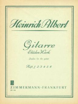 Gitarre-Etüden Heft 1 