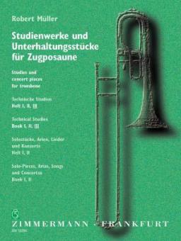 Studienwerke und Unterhaltungsstücke für Zugposaune Heft 3 Standard