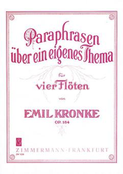 Paraphrasen über ein eigenes Thema op. 184 