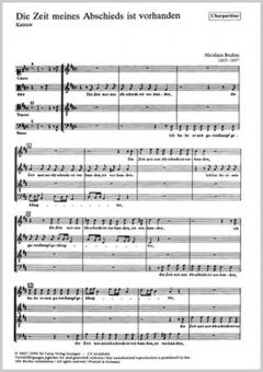 Die Zeit meines Abschieds ist vorhanden 