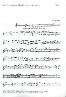 Die Zeit meines Abschieds ist vorhanden 