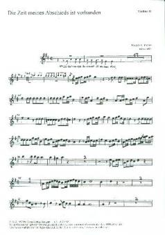 Die Zeit meines Abschieds ist vorhanden 