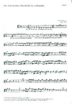 Die Zeit meines Abschieds ist vorhanden 