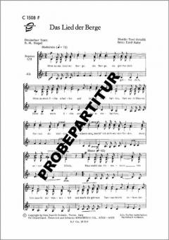 Das Lied der Berge 