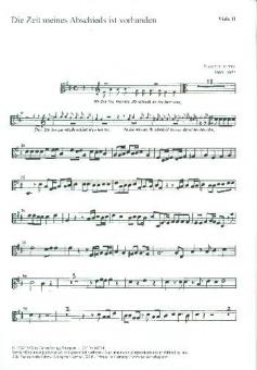 Die Zeit meines Abschieds ist vorhanden 