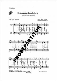 Bergvagabunden sind wir 