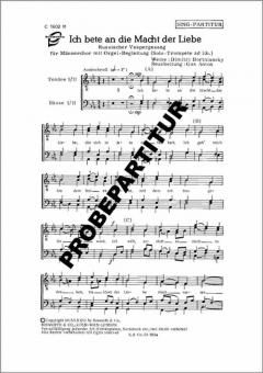 Ich bete an die Macht der Liebe 