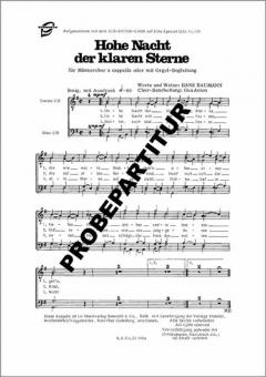 Hohe Nacht der klaren Sterne 