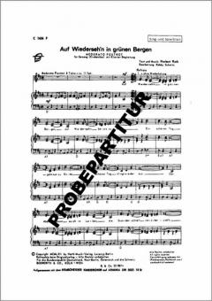 Auf Wiedersehn in grünen Bergen 