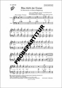 Blau blüht der Enzian 