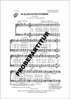 In allen guten Stunden 