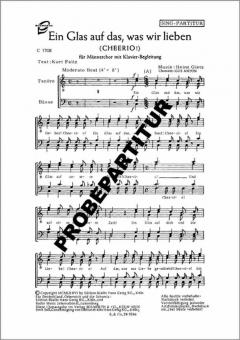 Ein Glas auf das, was wir lieben 