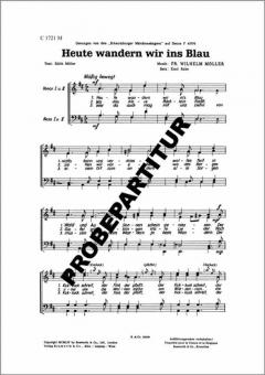 Heute wandern wir ins Blau 