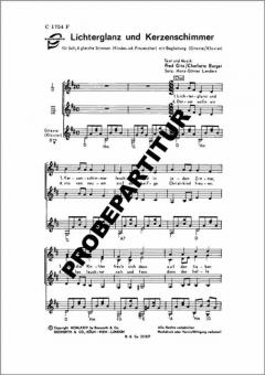 Lichterglanz und Kerzenschimmer 