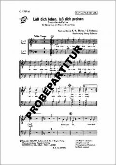 Lass dich loben, lass dich preisen 