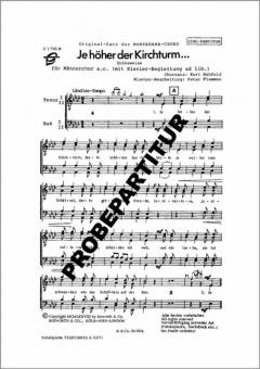 Je höher der Kirchturm 