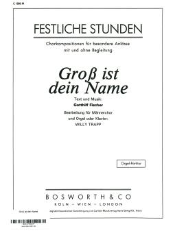 Groß ist dein Name 
