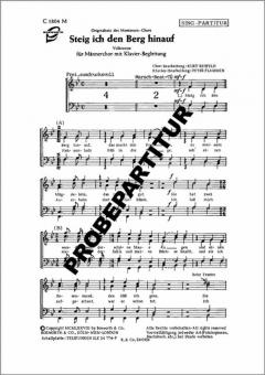Steig ich den Berg hinauf 