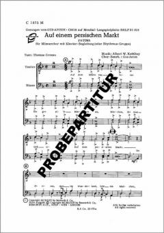 Auf einem persischen Markt 