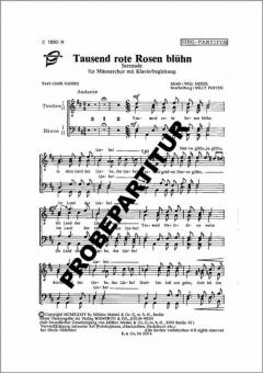 Tausend rote Rosen blühn 