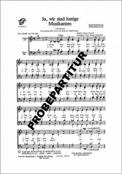 Ja, wir sind lustige Musikanten 