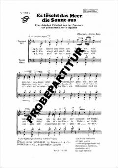 Es löscht das Meer die Sonne aus 